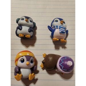 Phidal~Plucky Penguins~from My Mini Busy Books~(4) Mini 2" Penguin Figures